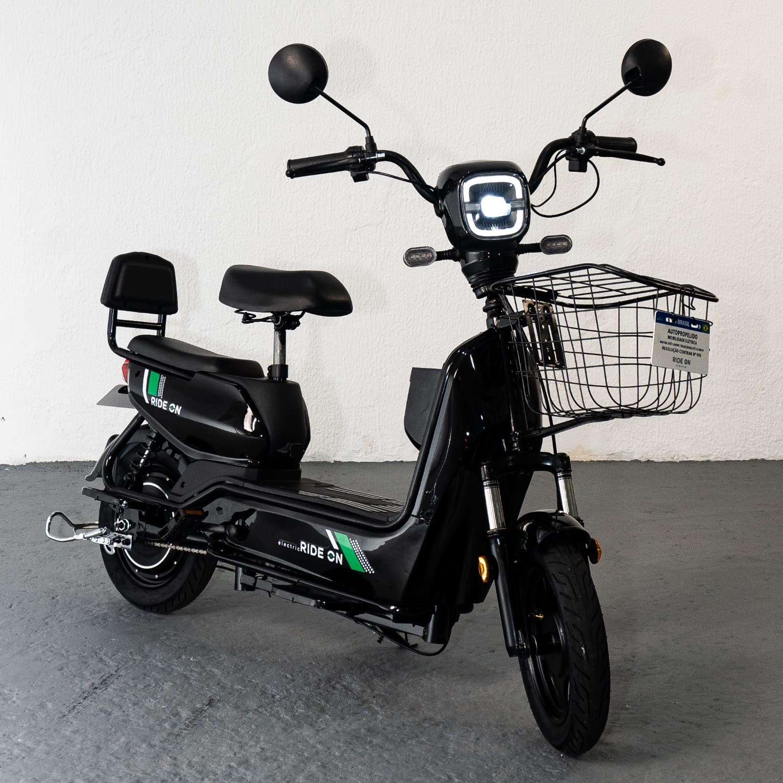 RIDE ON electric — moto elétrica matte black em São Paulo